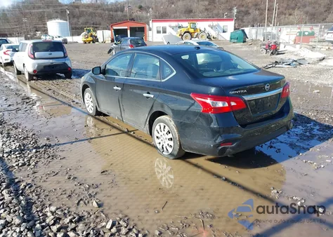 2016 Nissan Sentra z USA, uszkodzony, nr VIN 3N1AB7AP3GY253562